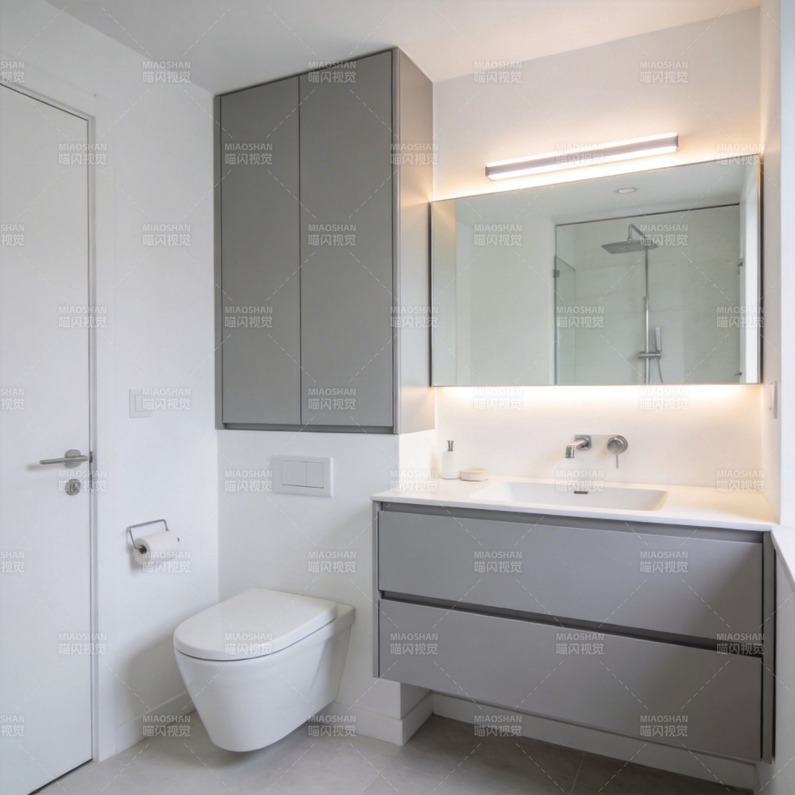 现代简约浴室设计图片