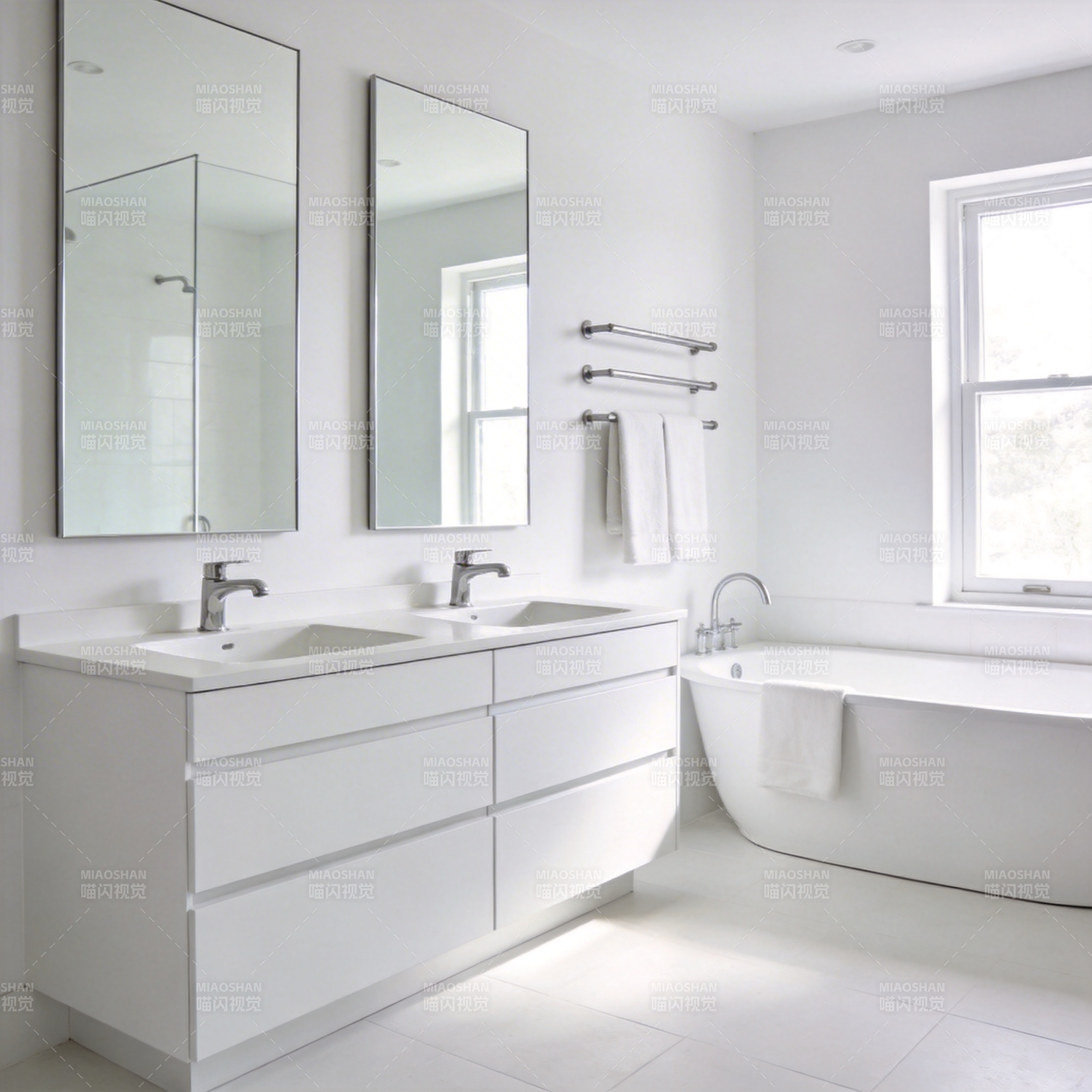 现代简约浴室设计图片