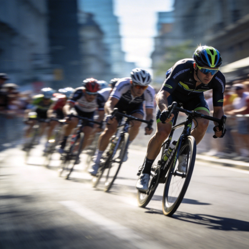 城市骑行竞速图片