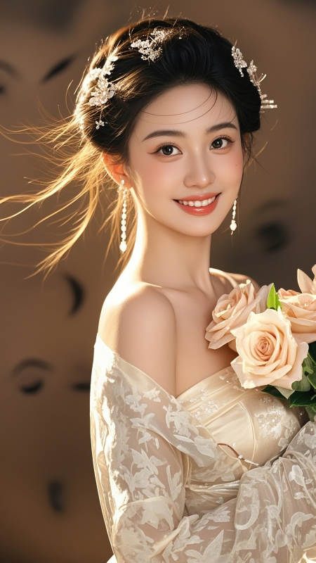 花间新娘 柔美动人图片