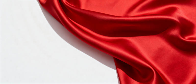红色绸缎飘逸图片
