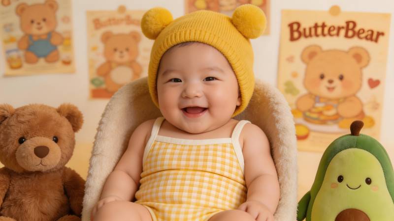 萌宝笑颜 可爱满分图片