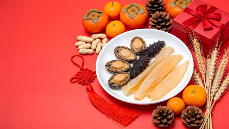 年味十足的海鲜宴图片