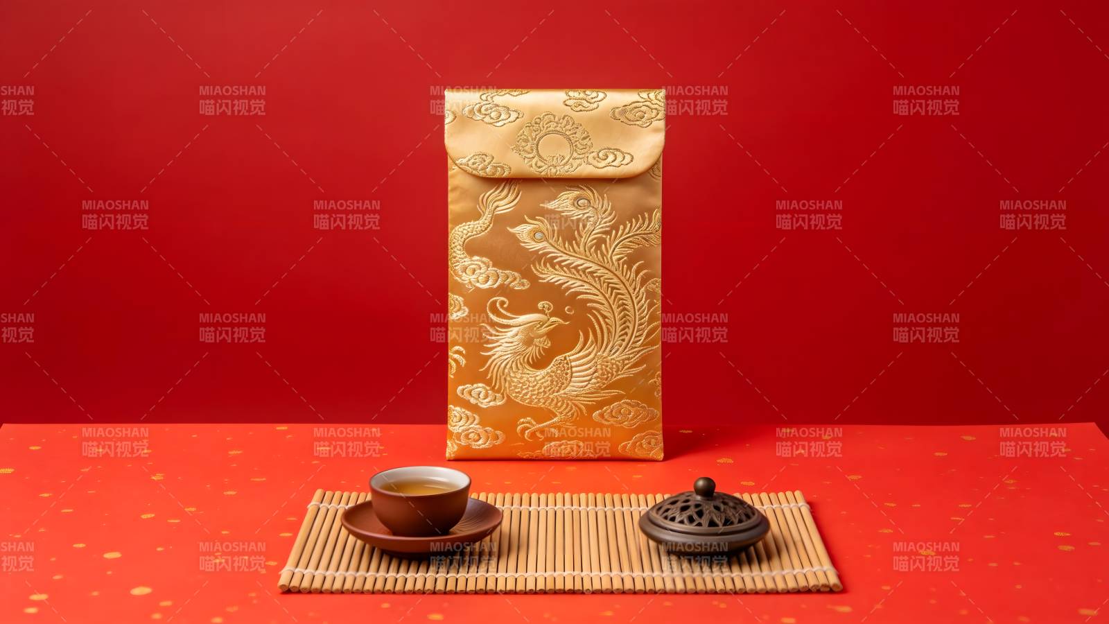 茶香礼盒 龙纹雅致图片