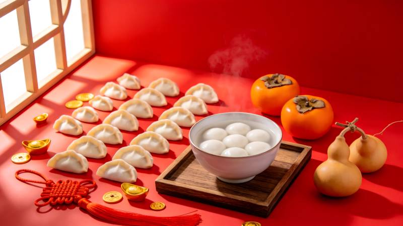 冬至团圆美食图片