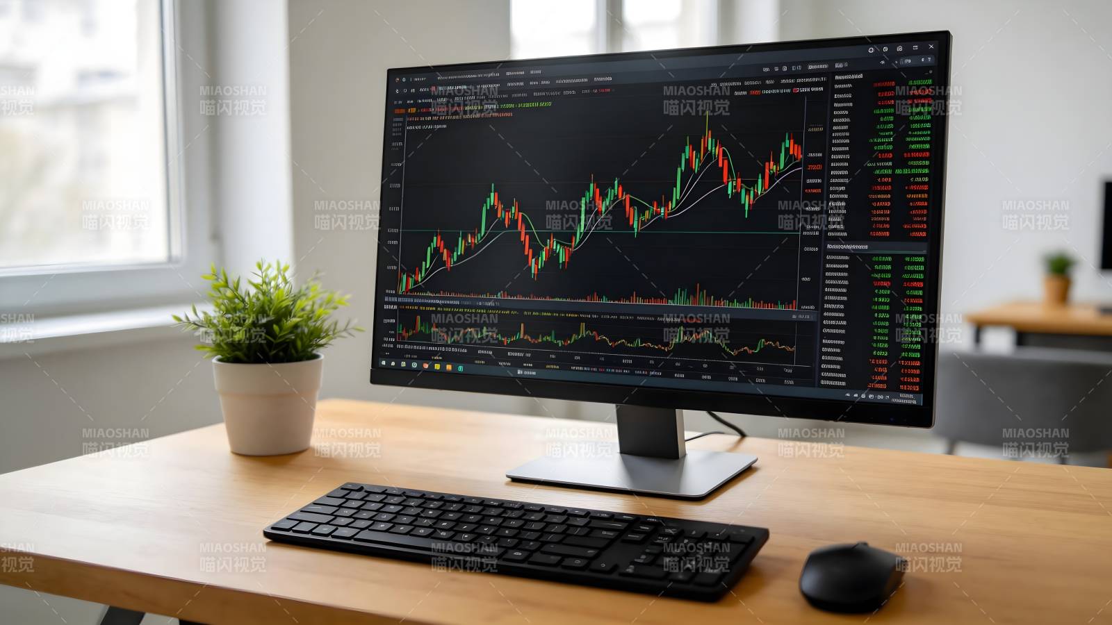 股票交易监控画面图片