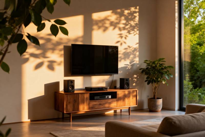 阳光洒满客厅一角图片