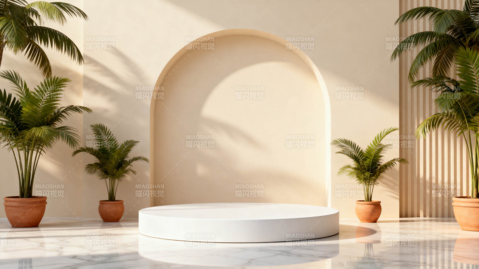 简约绿植空间图片