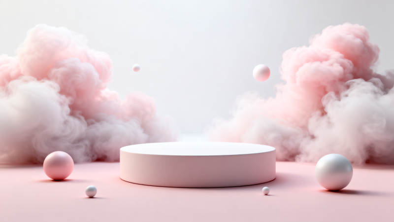 梦幻云雾舞台图片