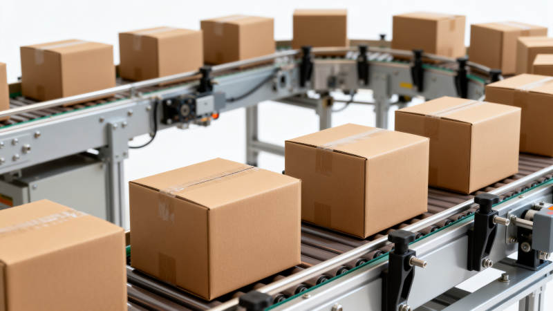 自动化分拣流水线图片