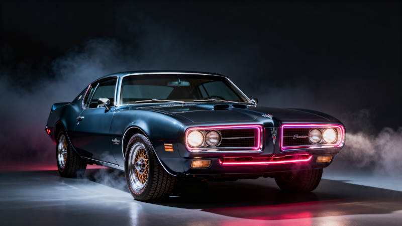 经典肌肉车闪耀登场图片