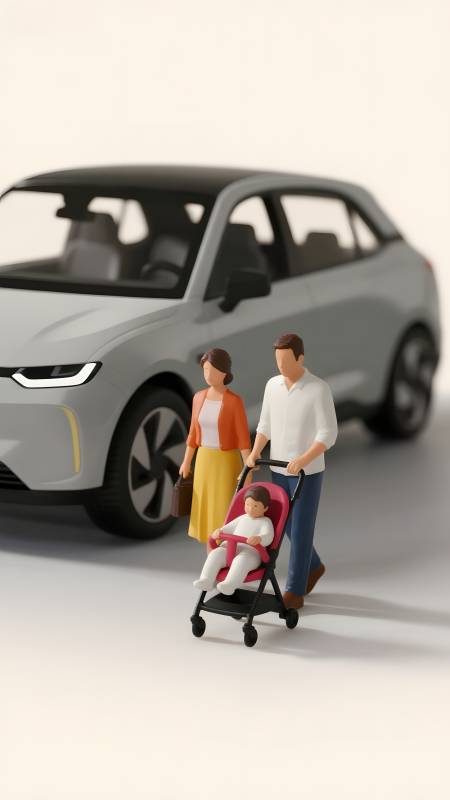 家庭出行温馨时刻图片