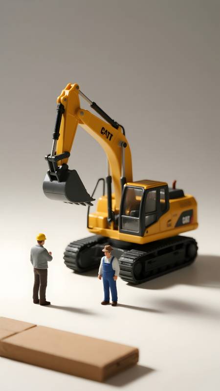 微型工地场景图片