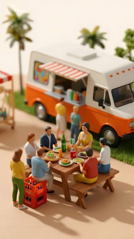 迷你市集美食时光图片