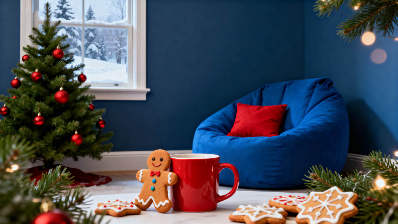 圣诞温馨一角图片