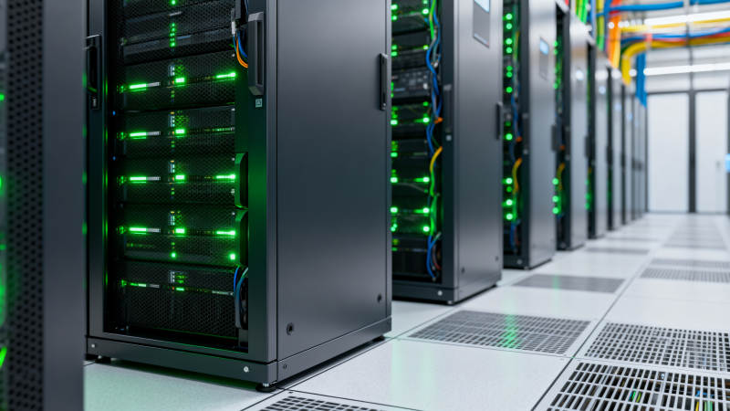 数据中心服务器机房图片