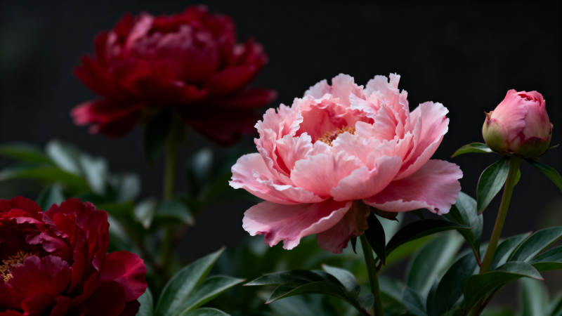 牡丹绽放 娇艳欲滴图片