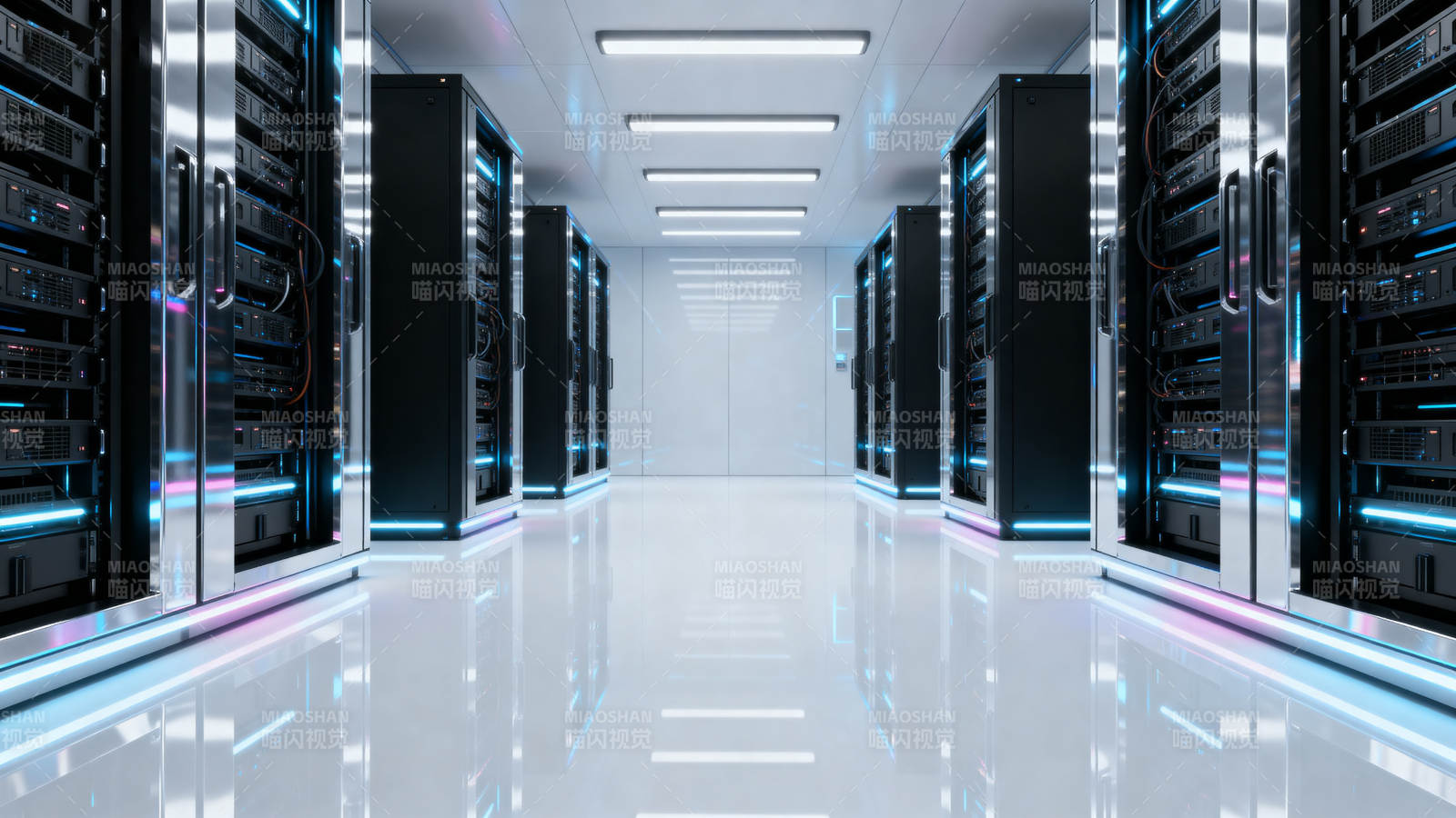 数据中心走廊图片