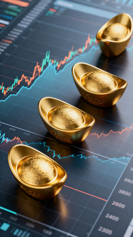 黄金投资趋势图图片