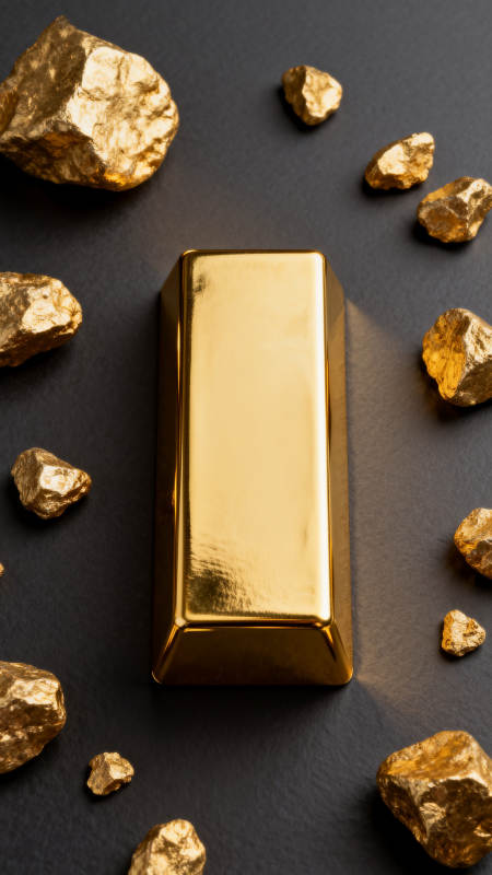 金条与金块图片