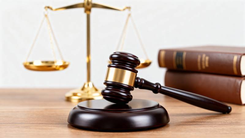 法槌与天平象征正义图片