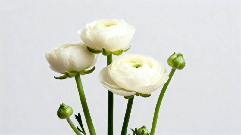 洁白花绽放图片