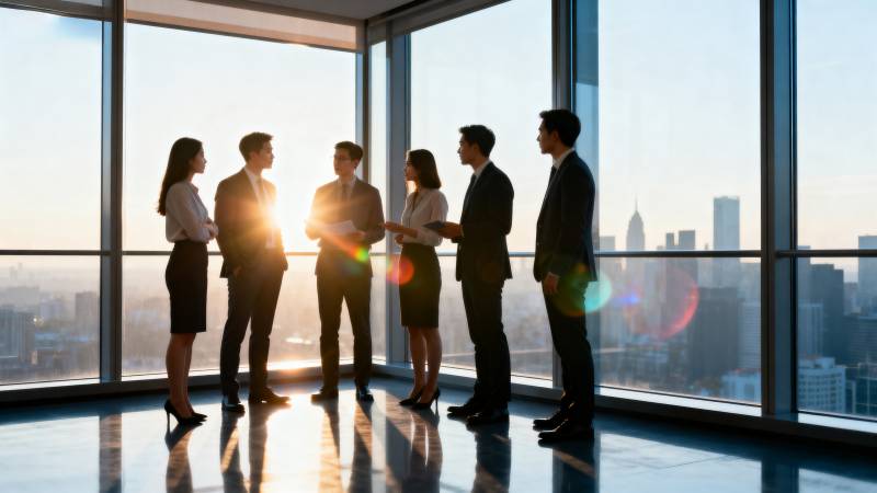 商务精英共议未来图片