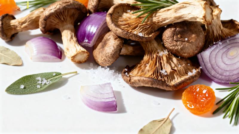 菌菇香料拼盘图片