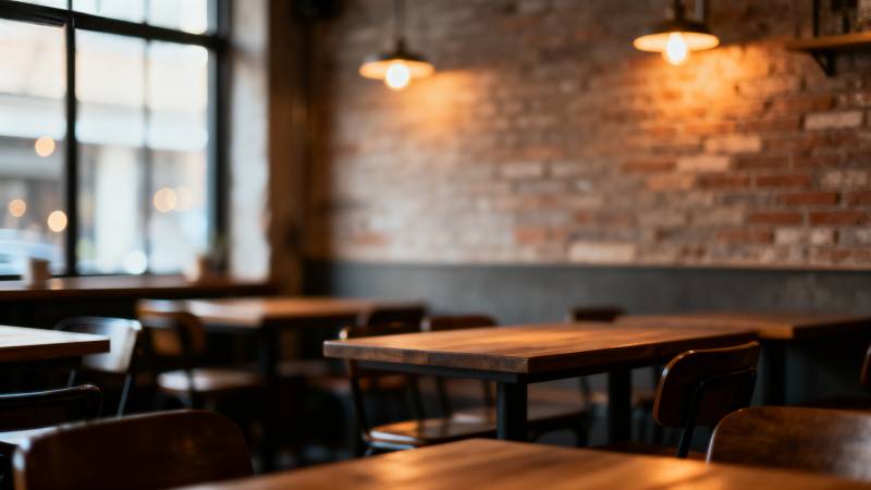 温馨咖啡馆一角图片