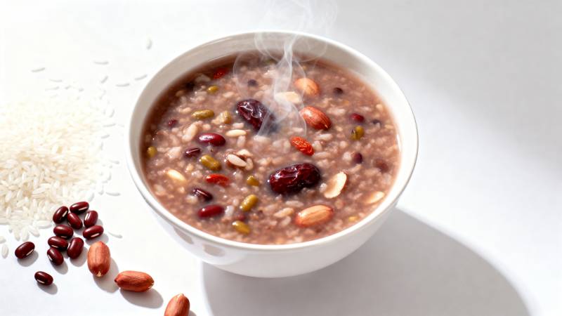 热腾腾的八宝粥图片