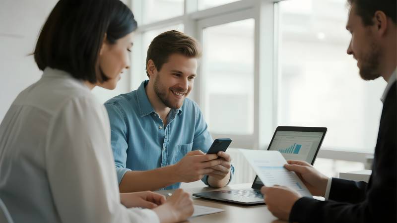 团队协作办公场景图片