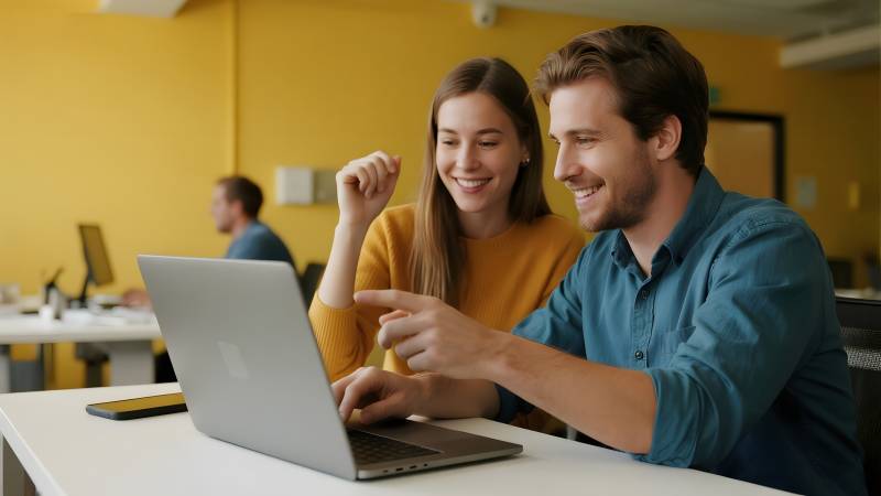 合作办公 共赏屏幕图片