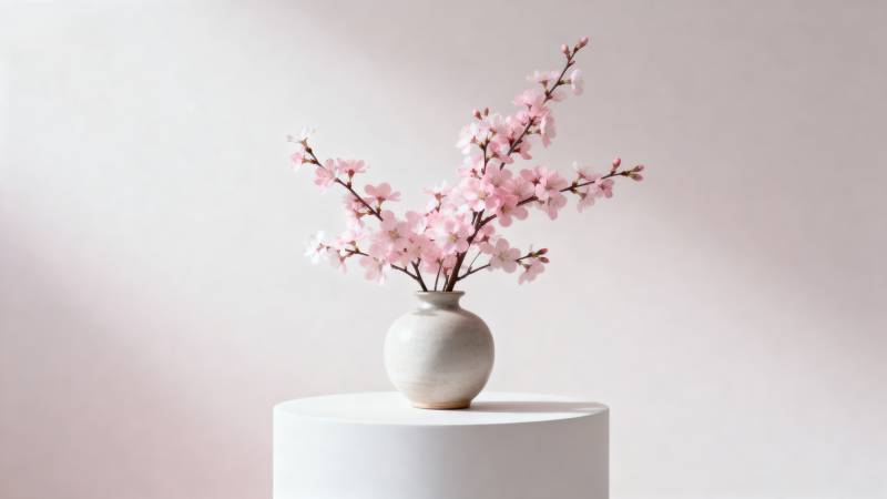 樱花静置 淡雅之美图片