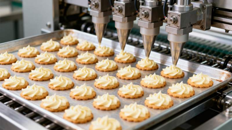 自动化饼干生产线图片