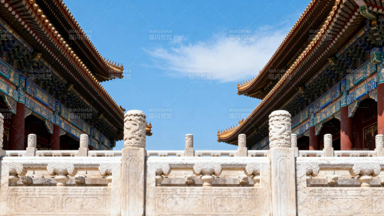 古建筑群景图片