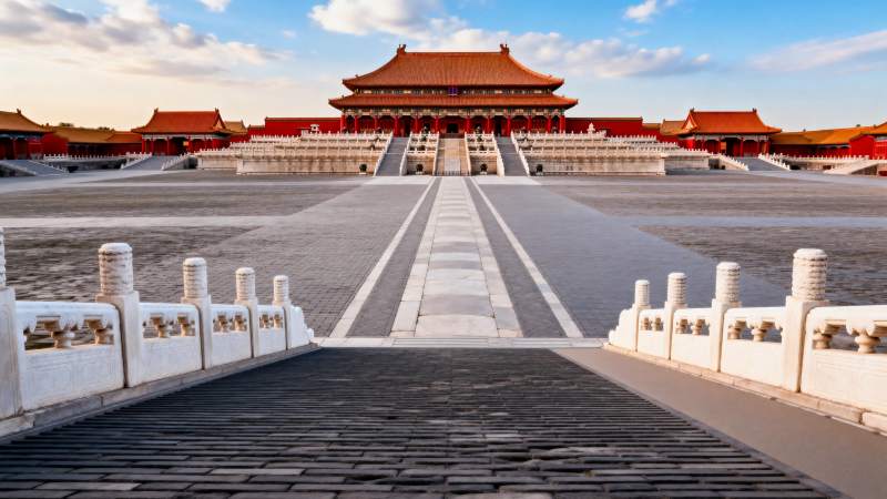 故宫太和殿前广场图片