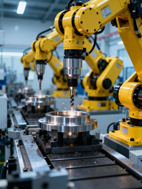 智能机械臂加工图片