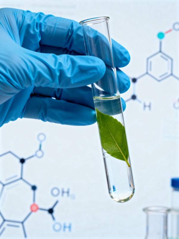 叶绿素实验分析图片