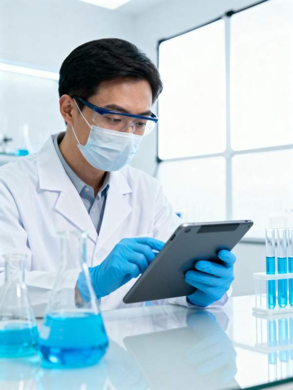 实验室科研人员工作图片