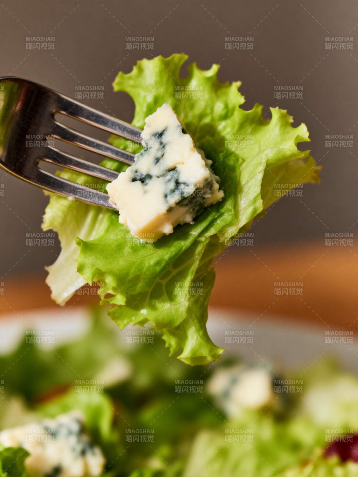 蓝纹奶酪沙拉图片