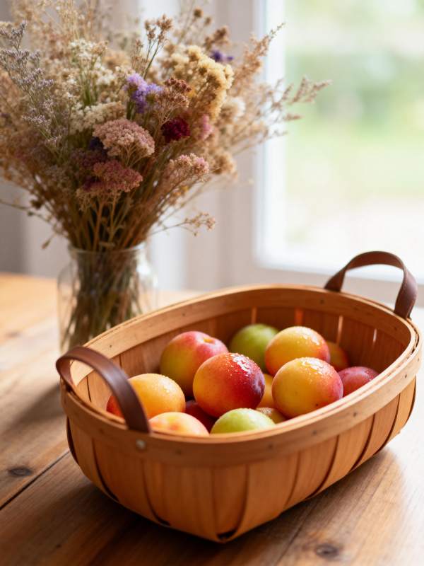 果篮静物图片