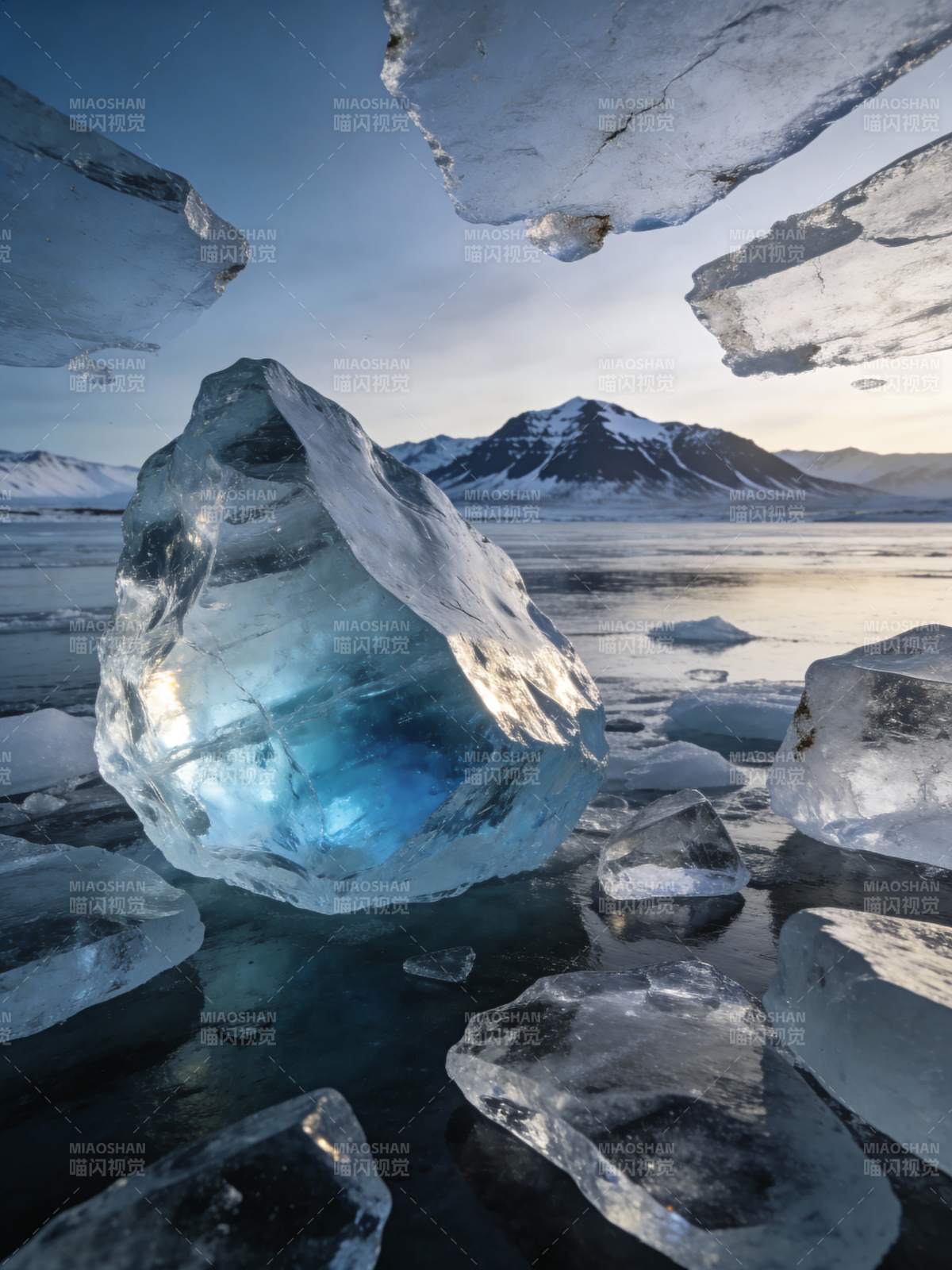 冰晶奇景图片