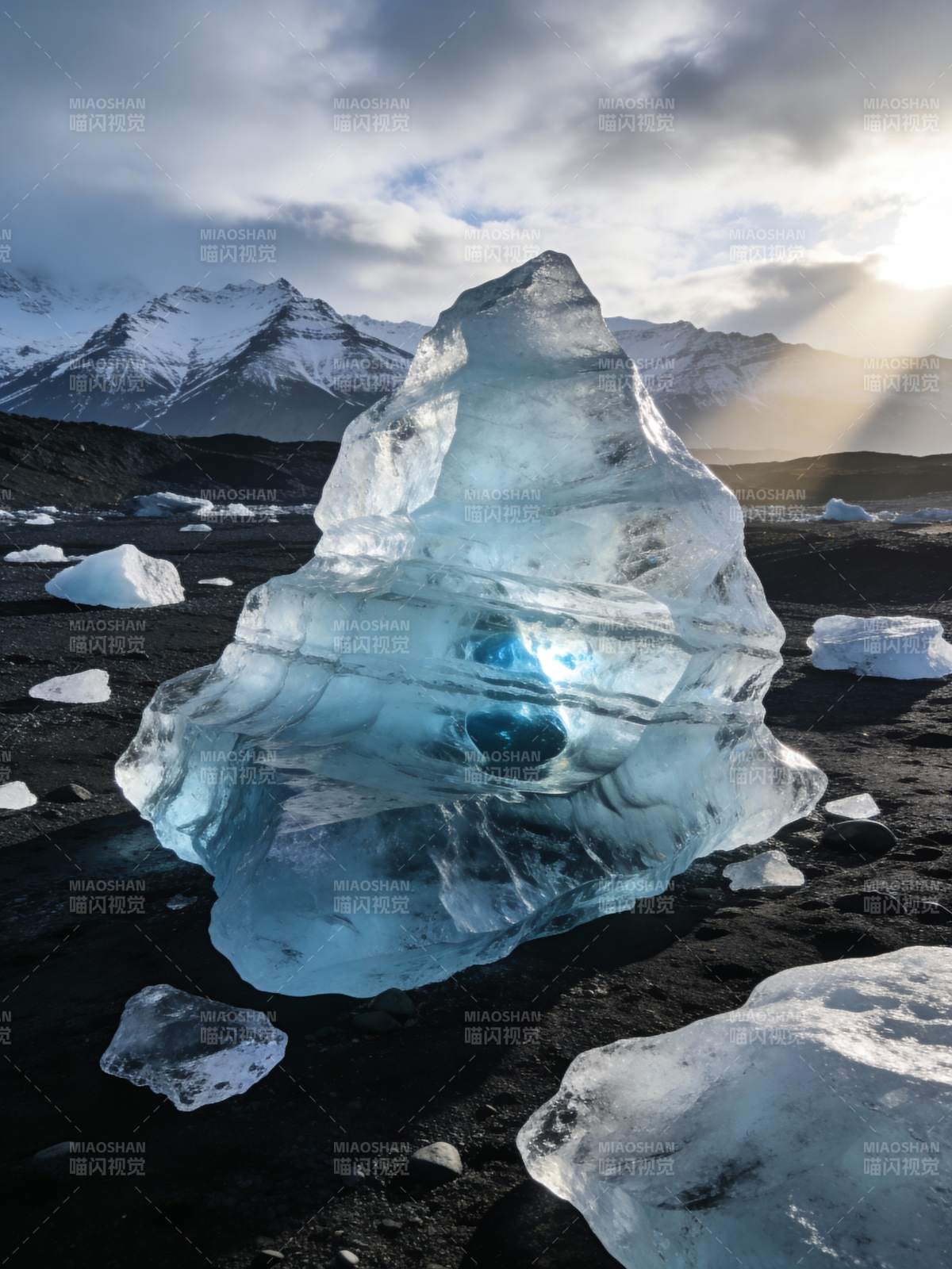 冰川奇景图片