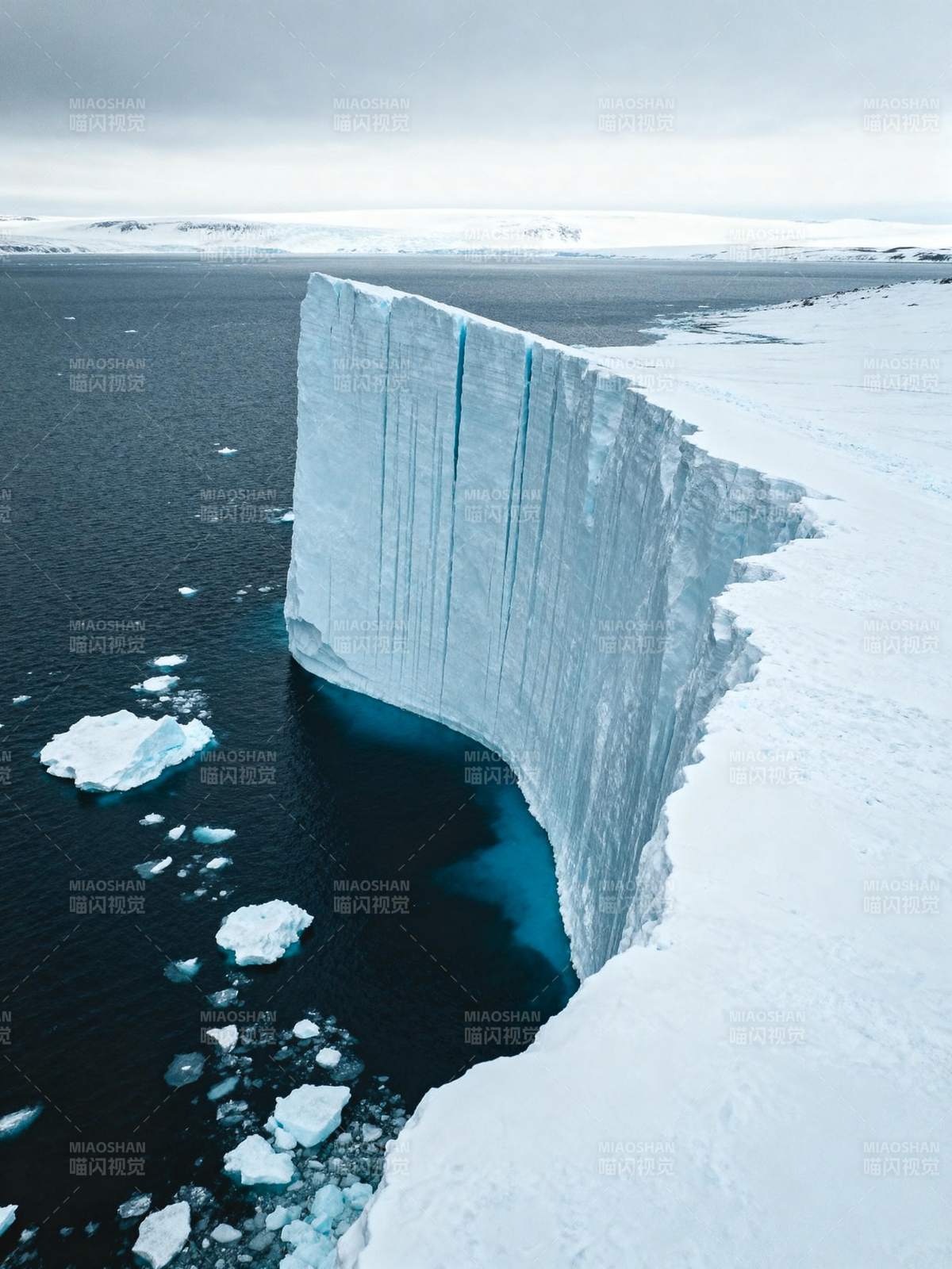 冰崖入海图片