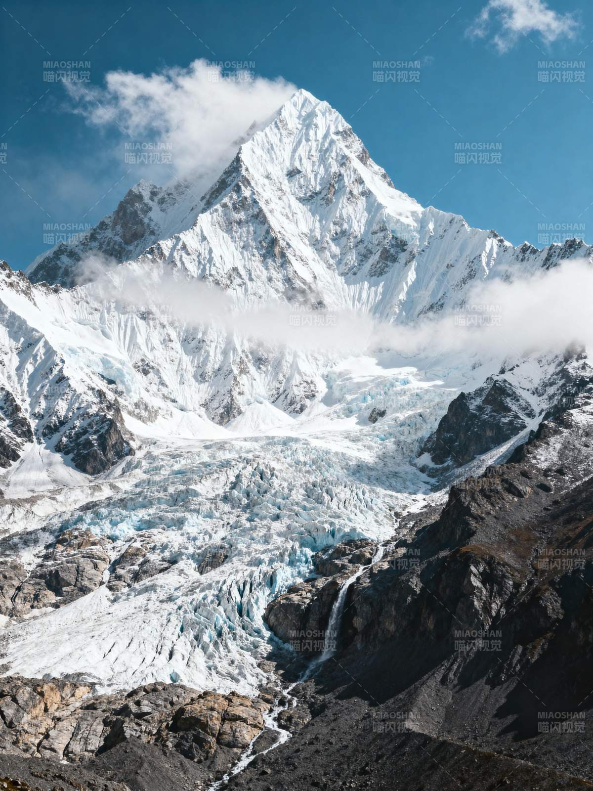 雪山巍峨 冰川壮丽图片