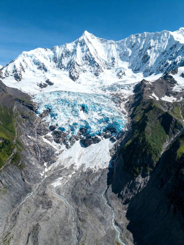雪山冰川壮丽景色图片