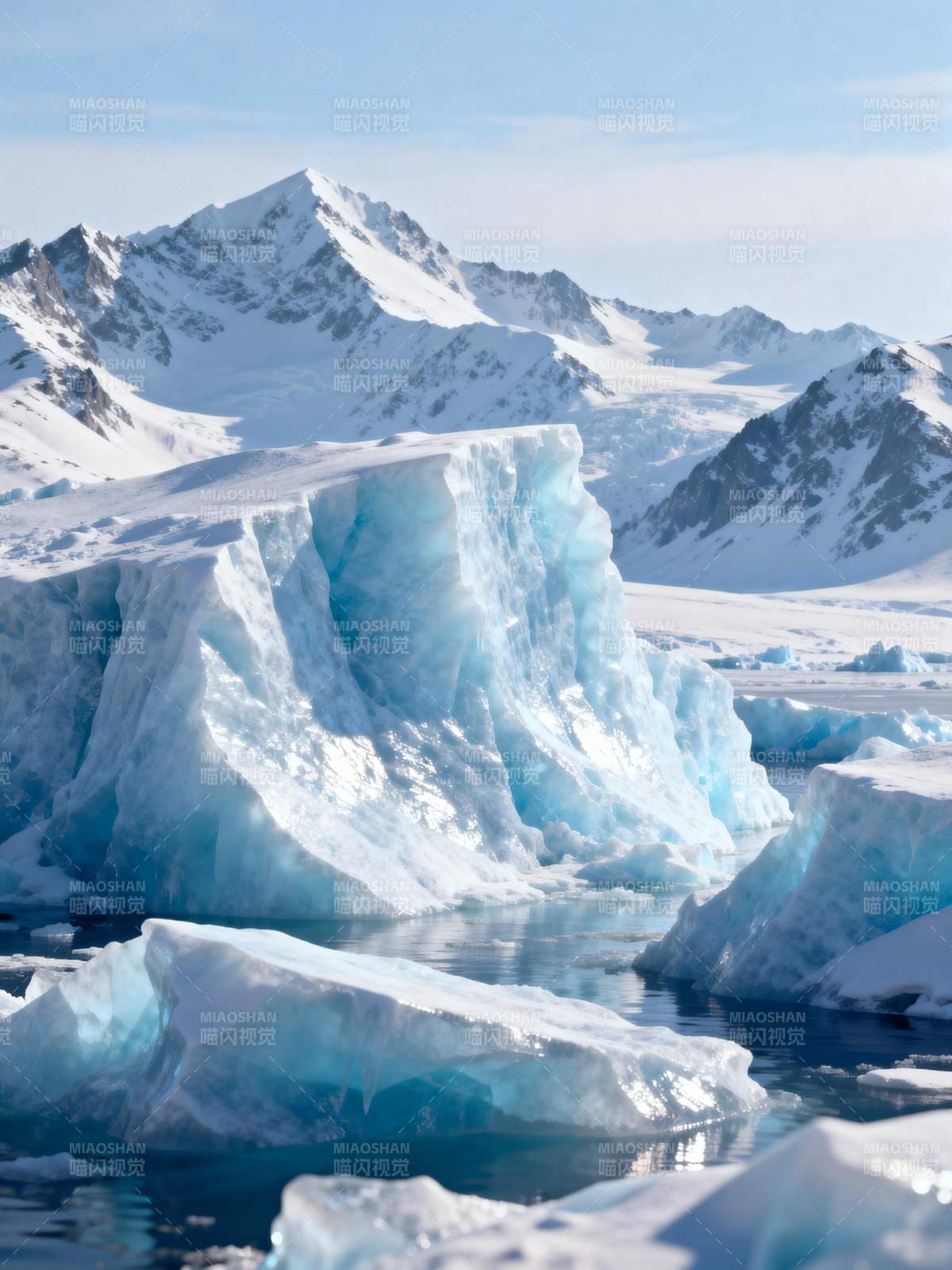 冰川奇景图片
