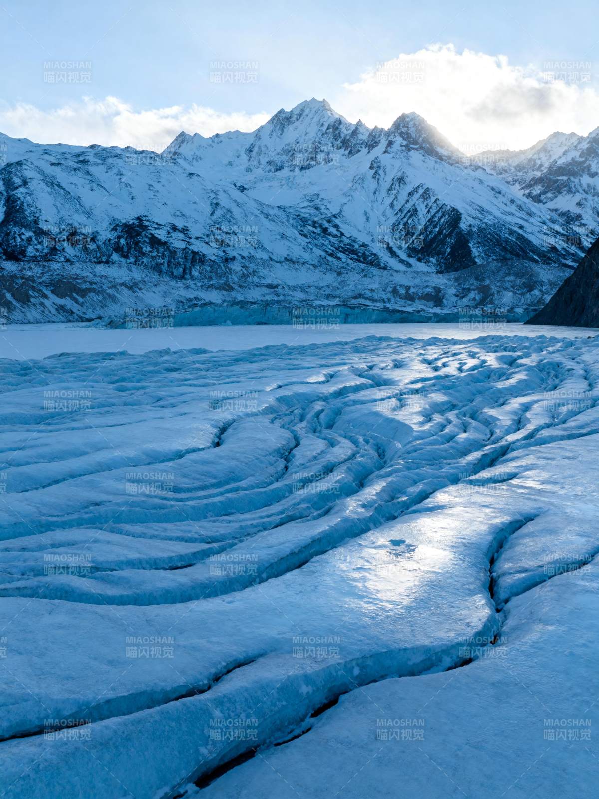 冰川雪山奇景图片