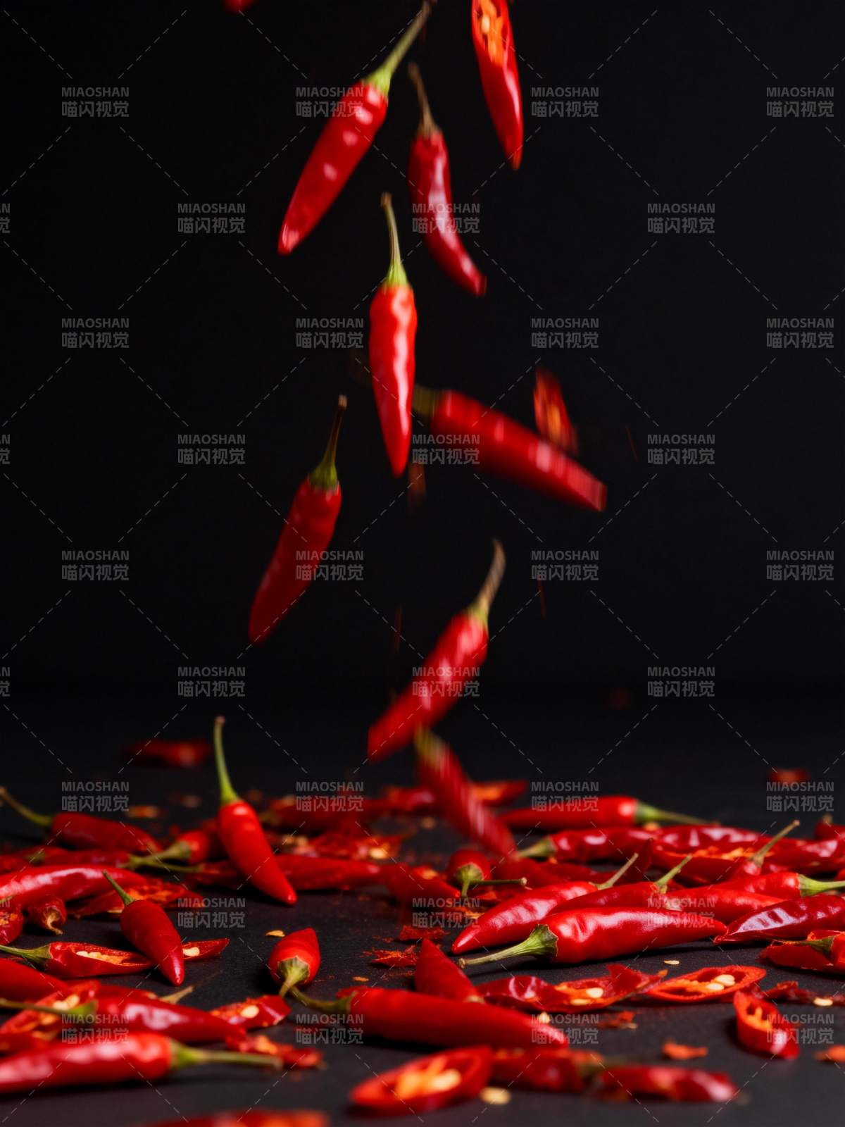 红椒飞舞图片