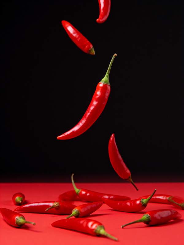 红椒飞舞图片